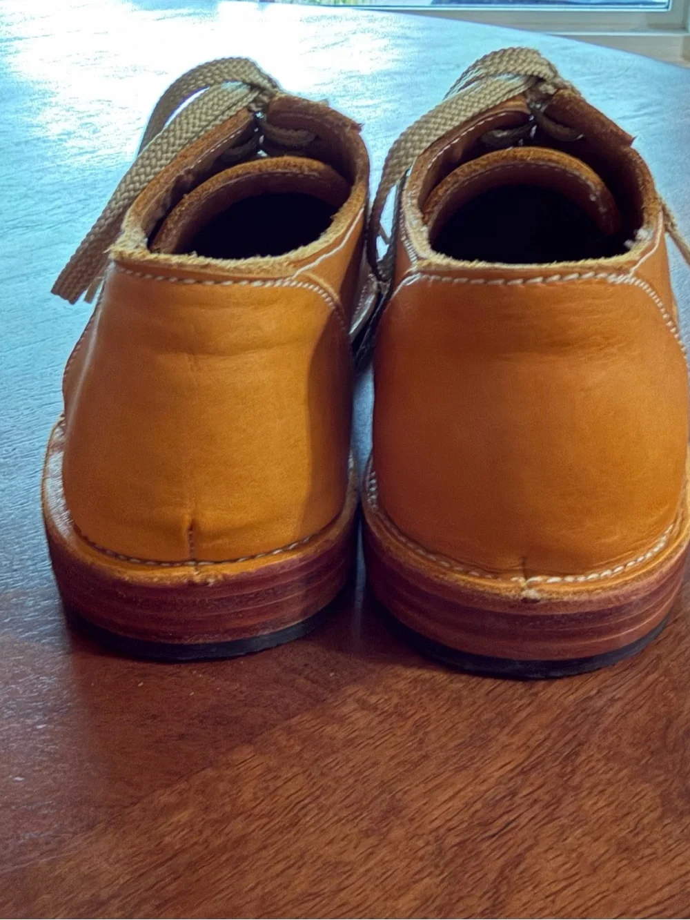 Mikoleon Mustard Leather Varsity Shoes Kids EU 33